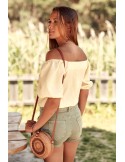 Khaki denim shorts 66000 - Online store - Boutique